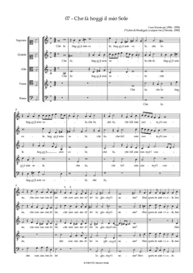 Che fa oggi il mio sole