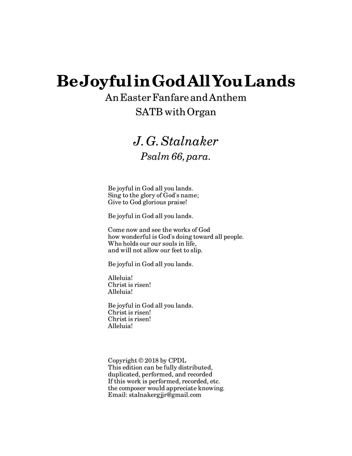 Be joyful in God - Page 1