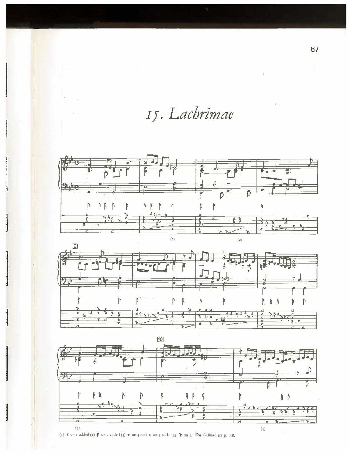 Lachrimae Pavan for Lute - Page 1