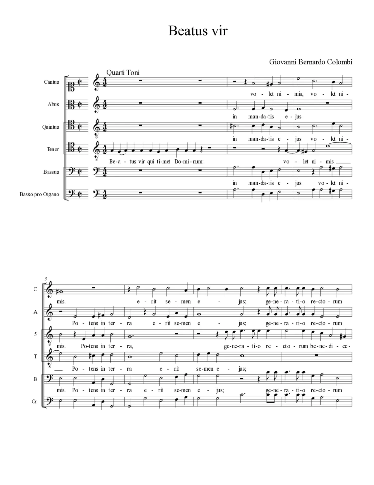 Beatus vir - Page 1
