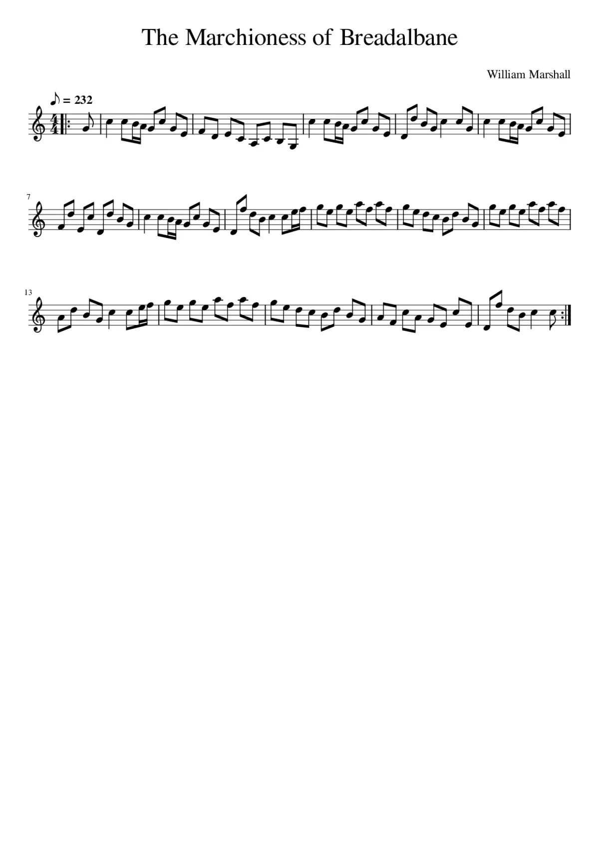 the Marchioness of Breadalbane - Page 1