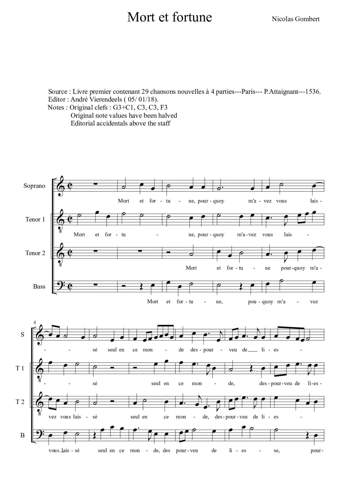 Mort et fortune - Page 1
