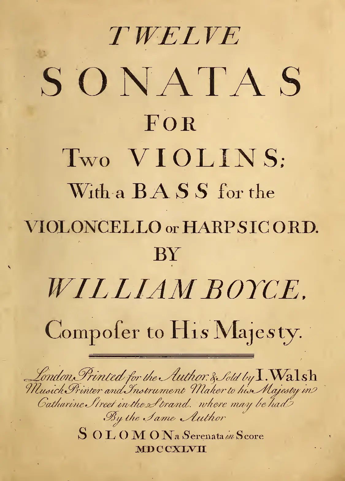 12 Trio Sonatas - Page 1
