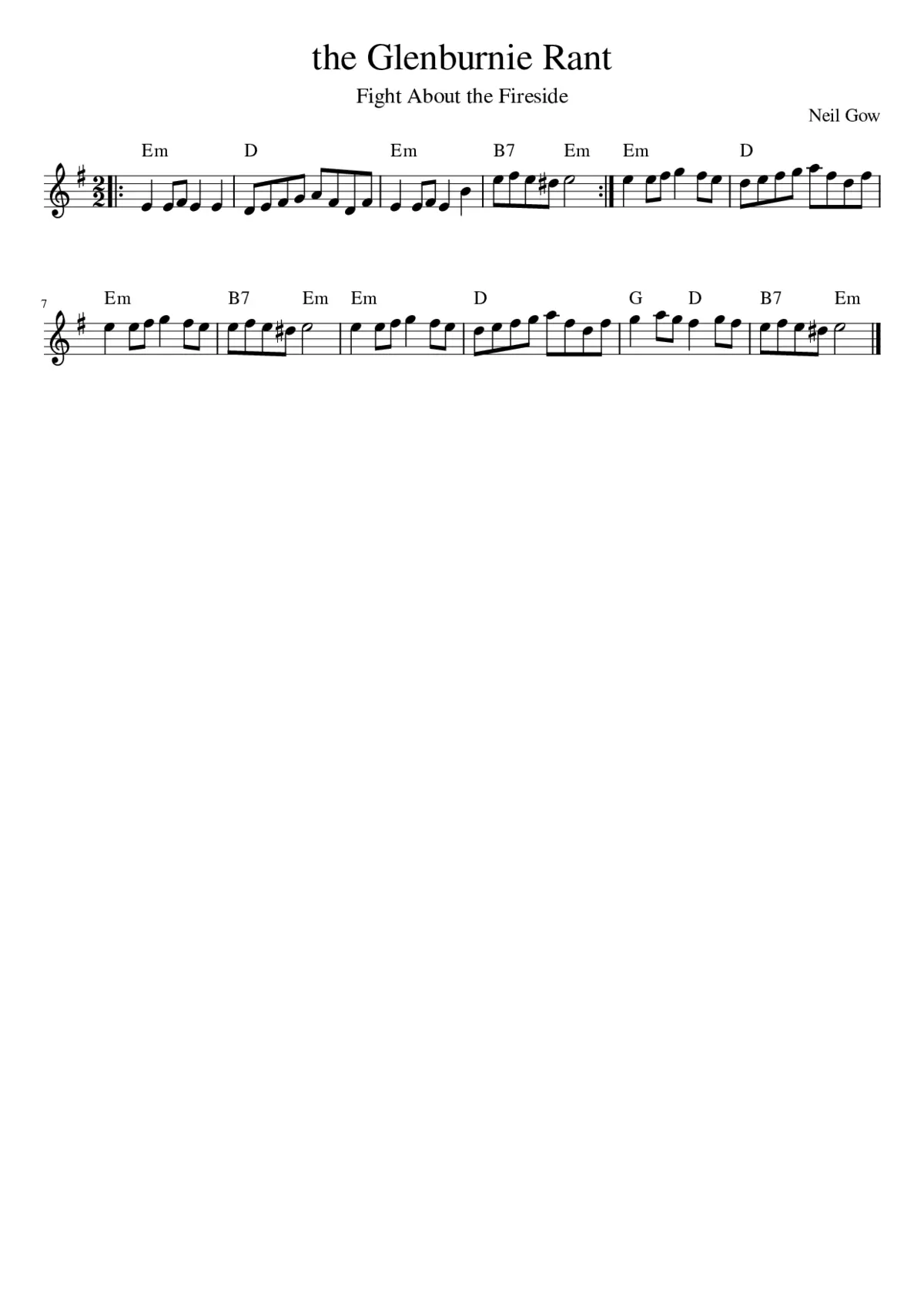 the Glenburnie Rant - Page 1