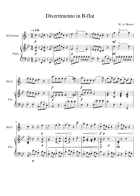 Divertimento in Bb