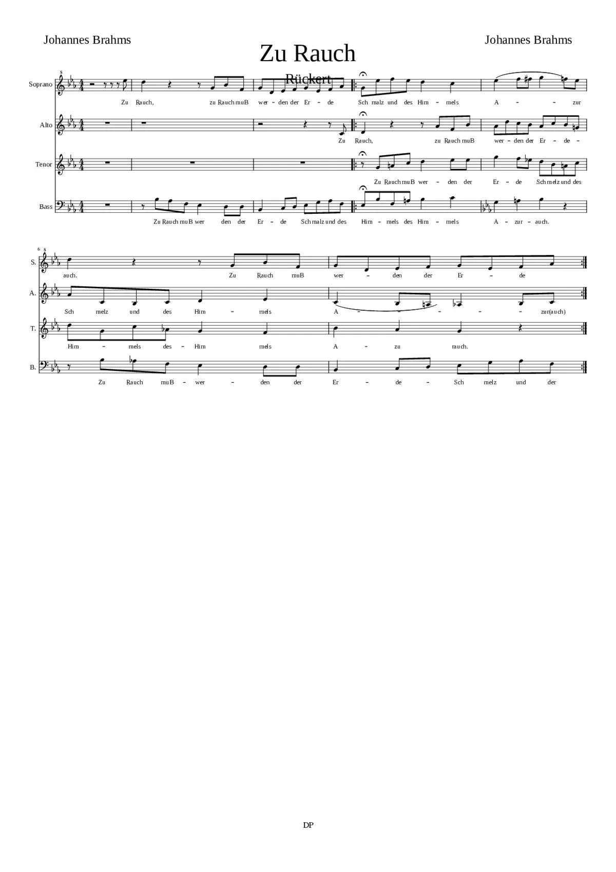 Zu Rauch - Page 1