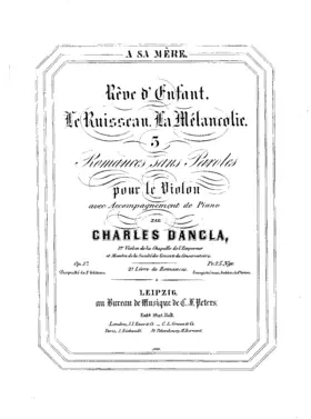 3 Romances sans Paroles