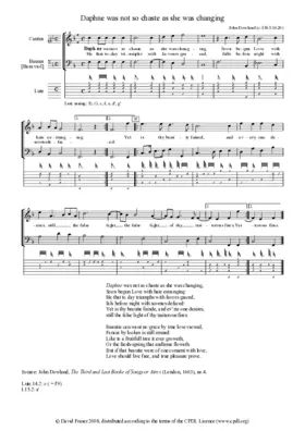 Daphne was not so chaste as she was changing