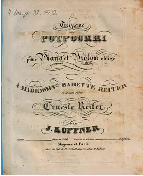 Potpourri for Violin and Piano No.13