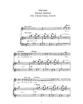 Poème d'avril