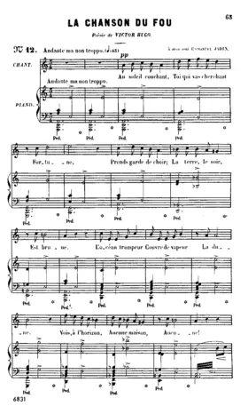 La chanson du fou