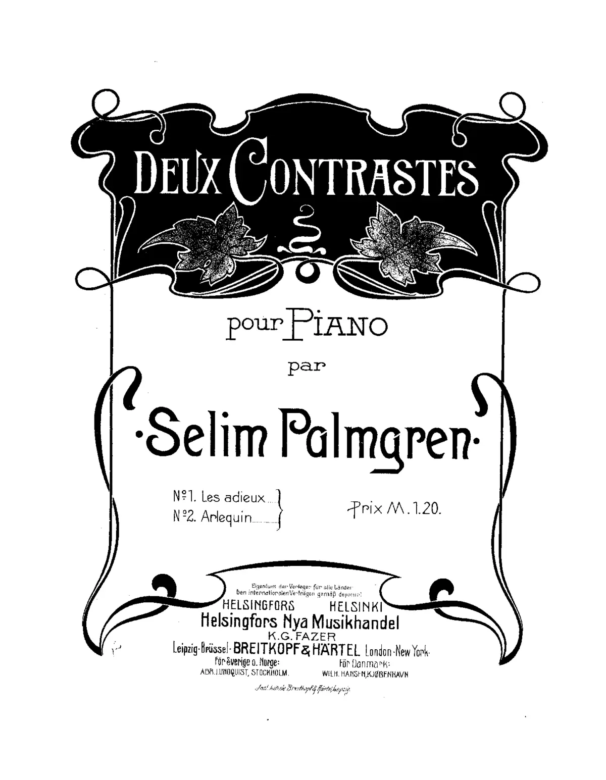 Deux contrastes - Page 1