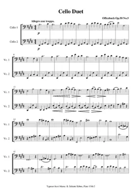 Duos for 2 Cellos, Op.50