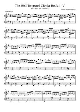 Prelude and Fugue in D major BWV 850