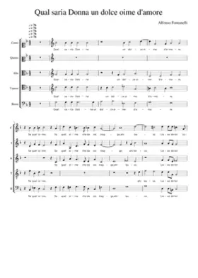 Qual saria Donna un dolce oime d'amore