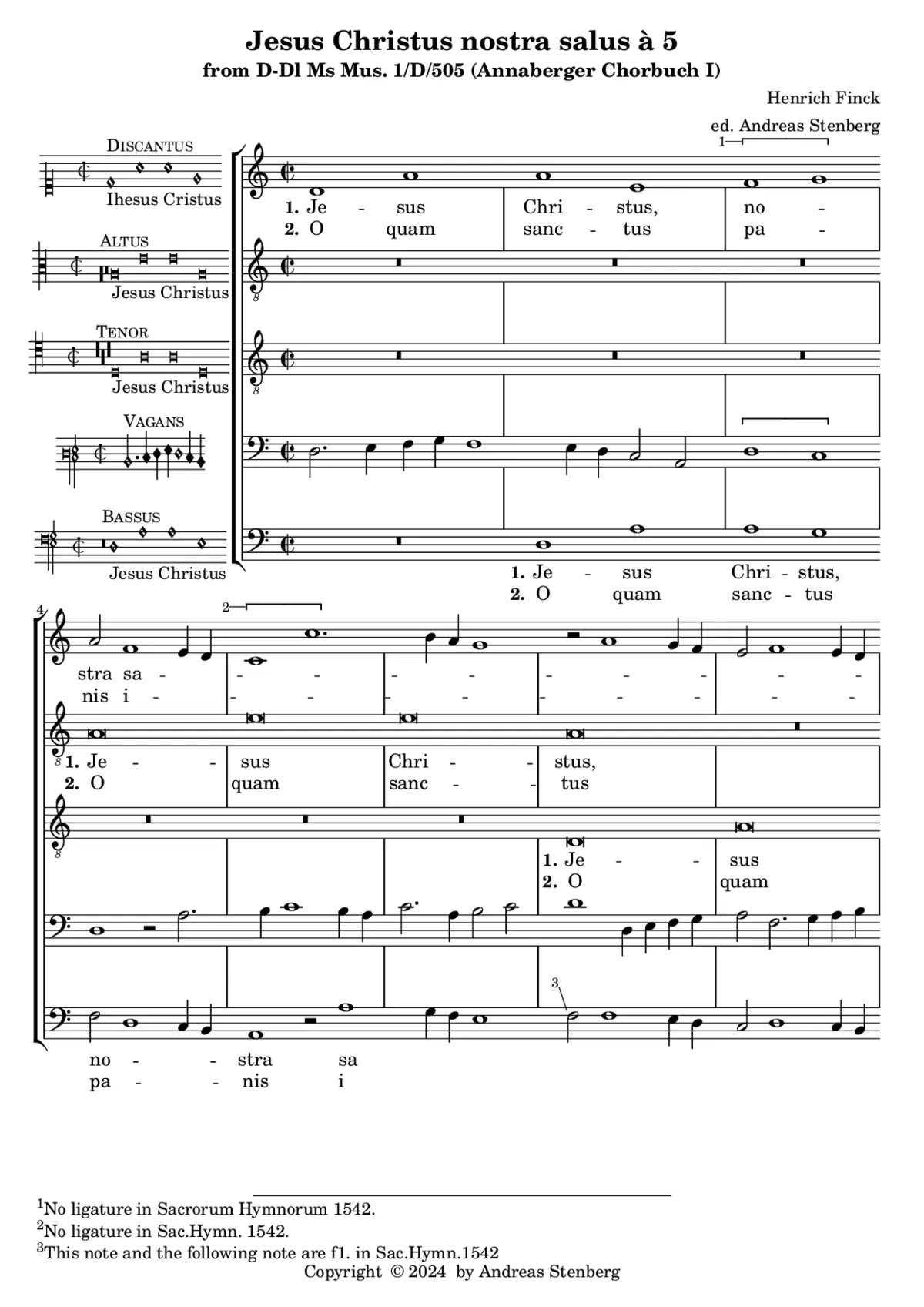 Jesus Christus nostra salus - Page 1