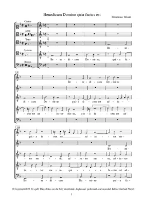 Benedicam domino quia factus est