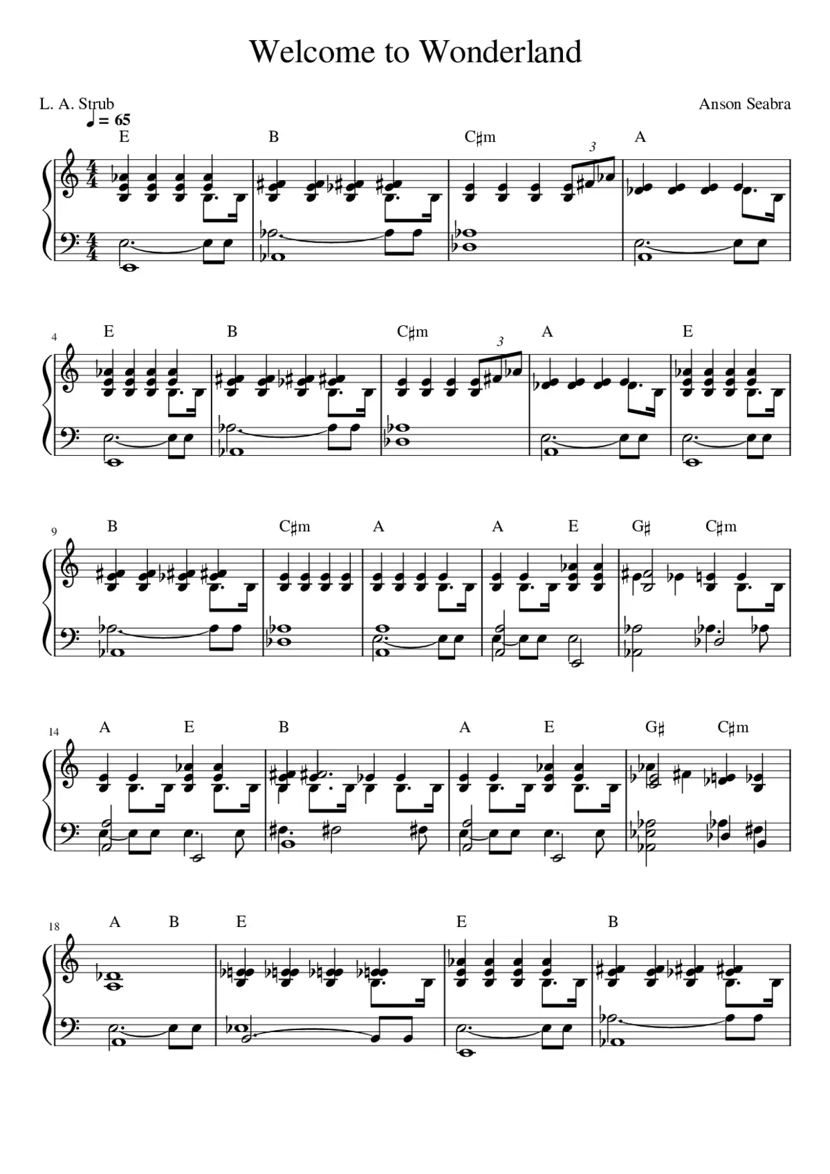 welcome to wonderland - Page 1