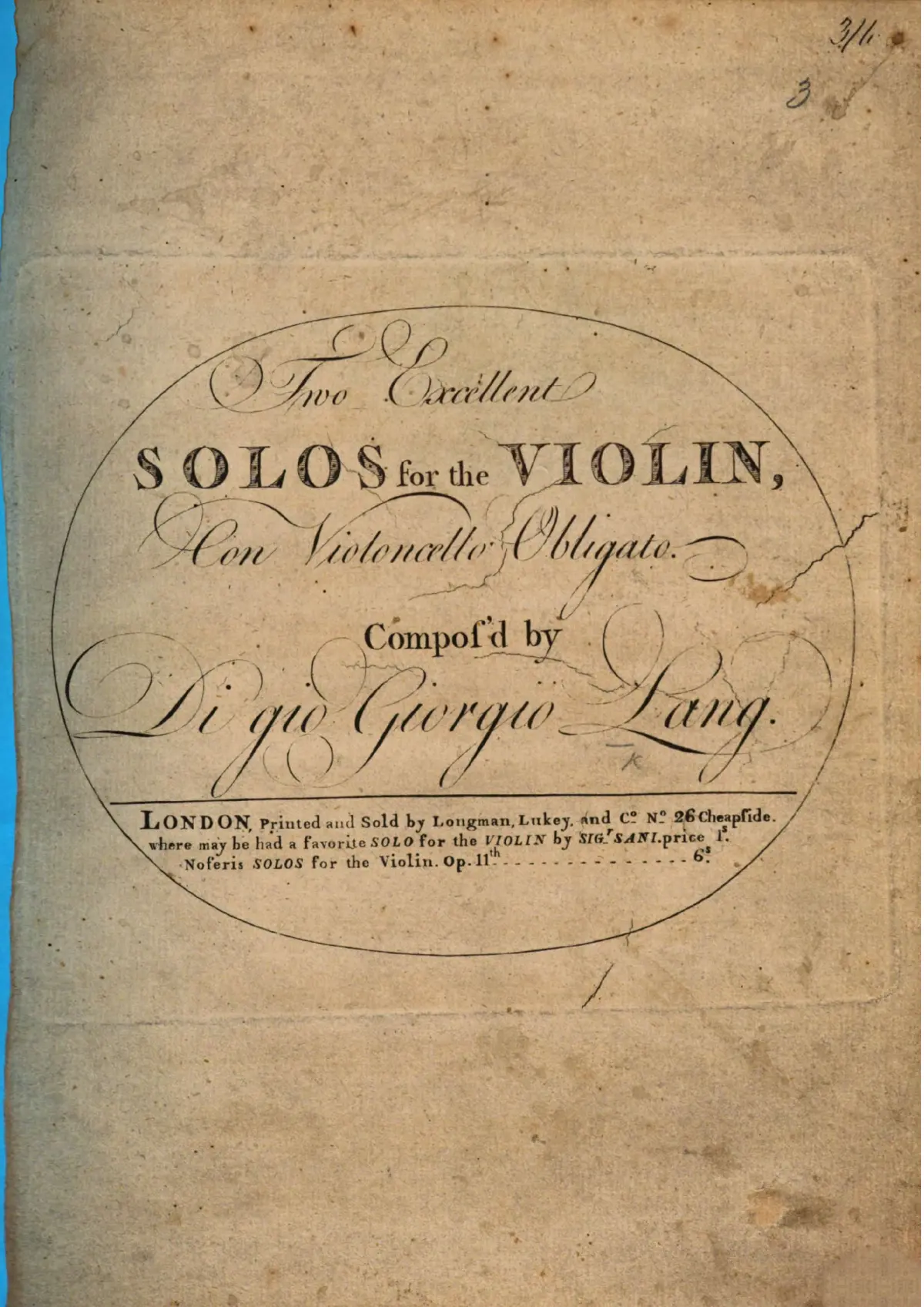 2 Violin Sonatas - Page 1