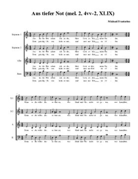 Aus tiefer Not schrei ich zu dir(2) 4vv-2