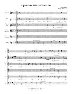 Aspice Domine de sede sancta tua