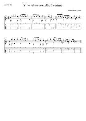 Yine aÅkÄn sÄrrÄ düÅtü serime