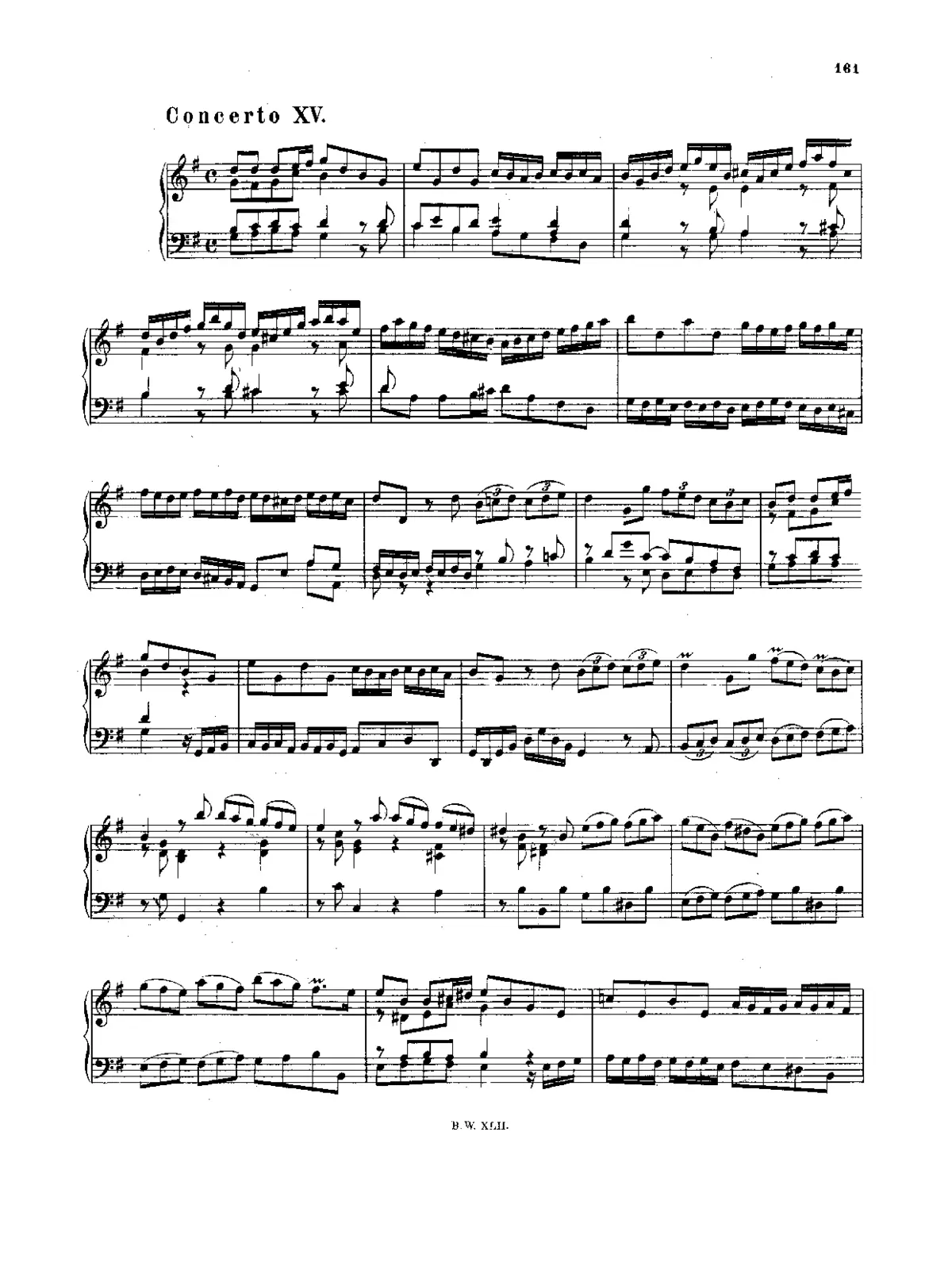 Keyboard Concerto in G major - Page 1