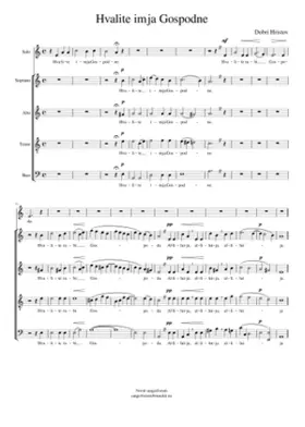 Hvalite imja Gospodne