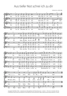 Aus tiefer Not schrei' ich zu Dir