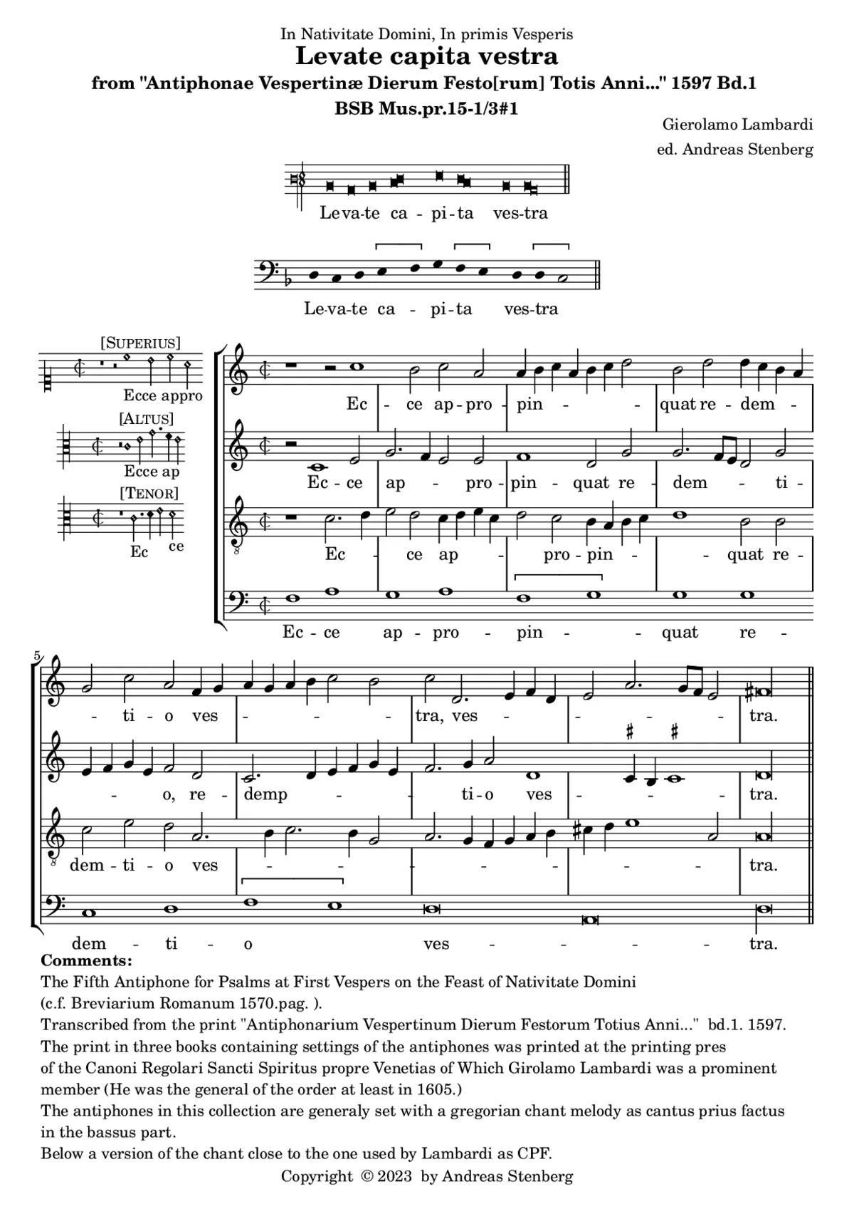 Levate capita vestra - Page 1