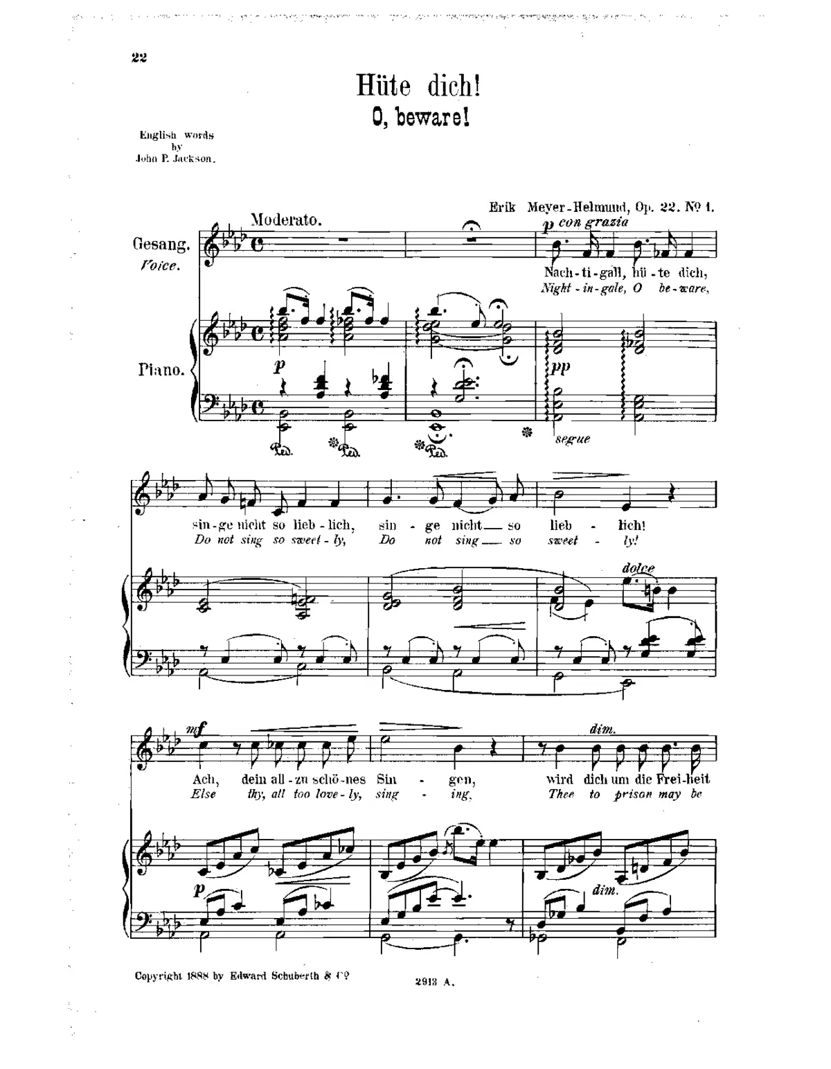 Drei Lieder - Page 1