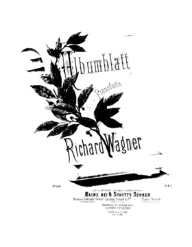 Albumblatt für Frau Betty Schott