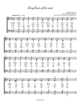 Bring flowers of the rarest