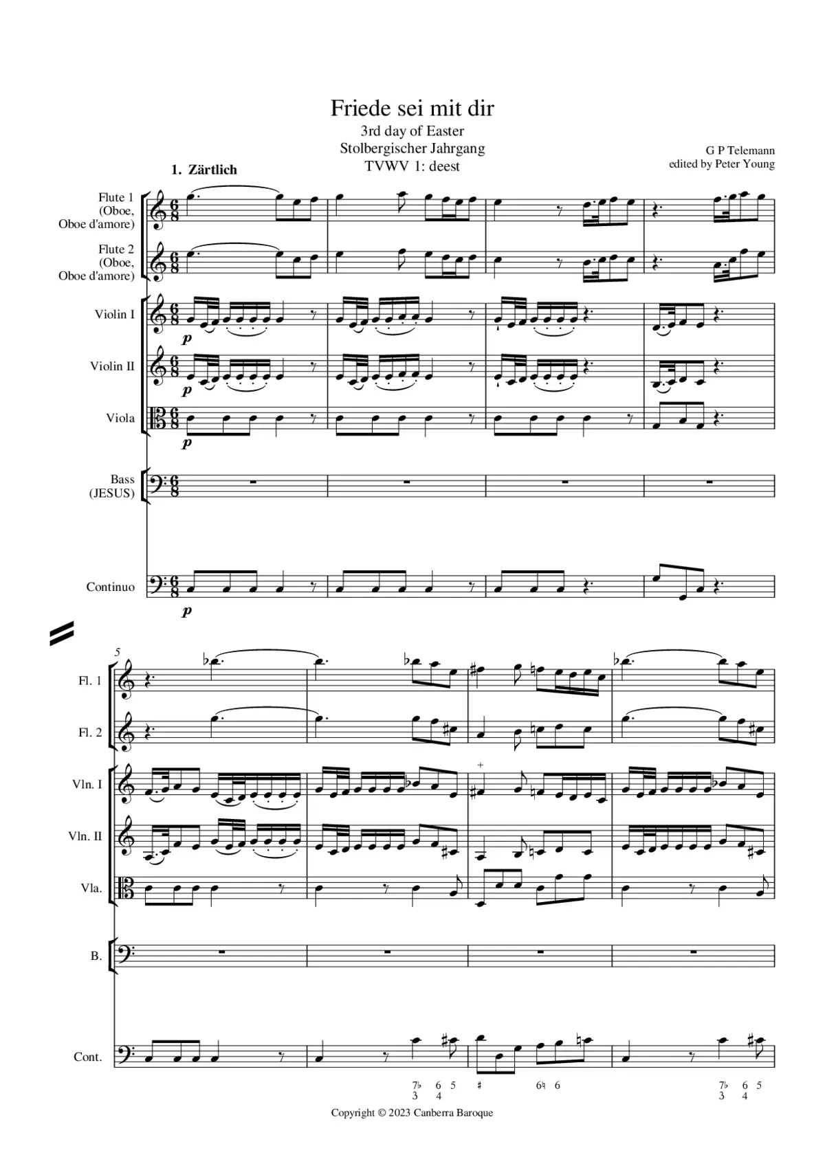 Friede sei mit dir - Page 1