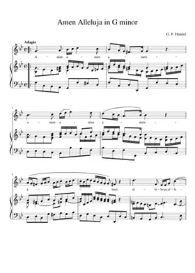 Antiphon in G minor HWV 271