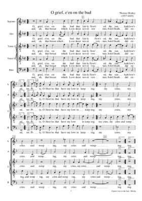 O grief, e'en on the bud