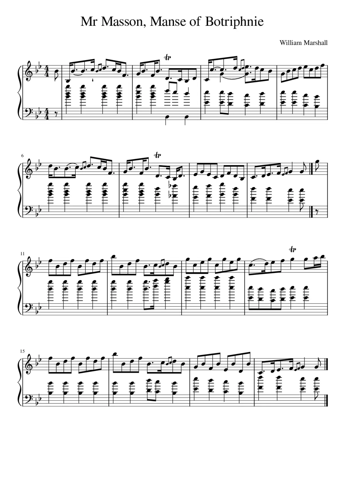 Mr Masson Manse of Botriphnie - Page 1