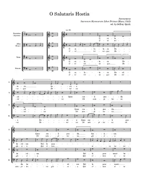 O salutaris hostia (Rhau)