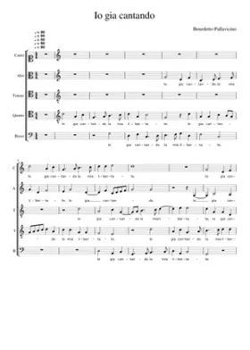 Io gia cantando