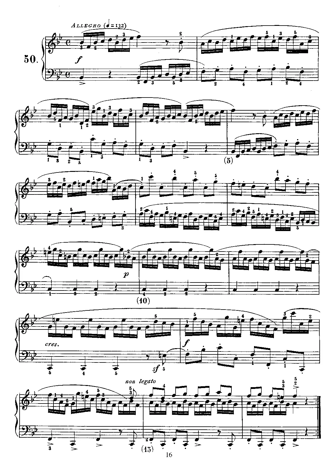 Keyboard Sonata in B-flat major - Page 1