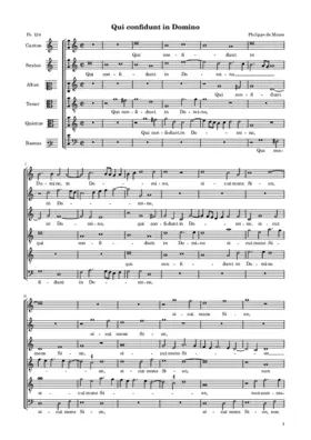 Qui confidunt in Domino a 6