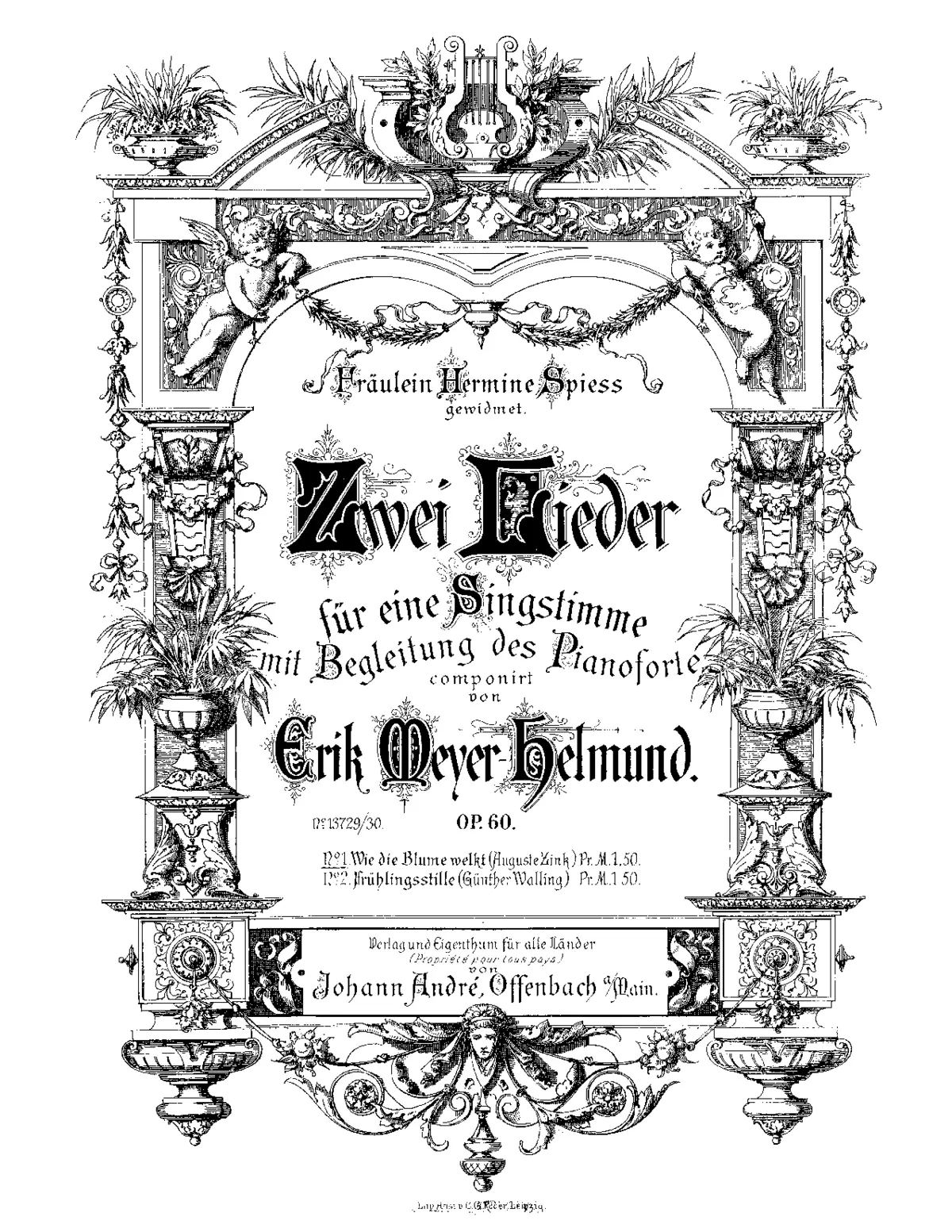 2 Lieder - Page 1