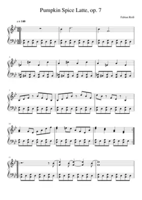 Pumpkin Spice Latte op. 7