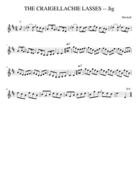 THE CRAIGELLACHIE LASSES -- Jig