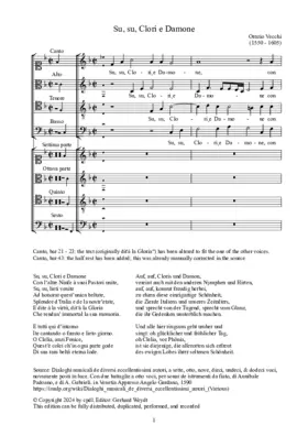 Su, su, Clori e Damone