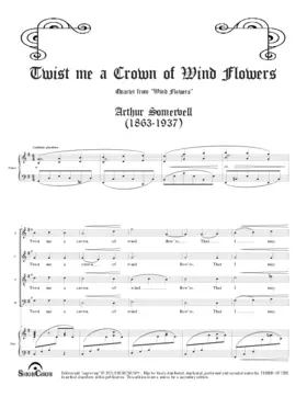 Twist me a crown of wind flowers