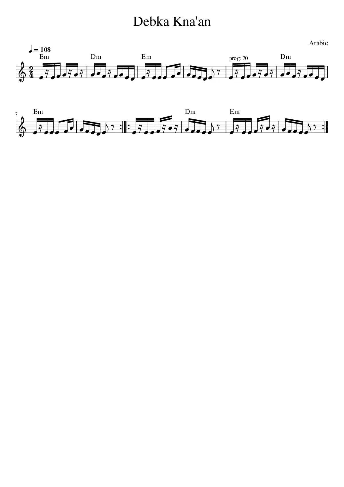 Debka Kna'an - Page 1