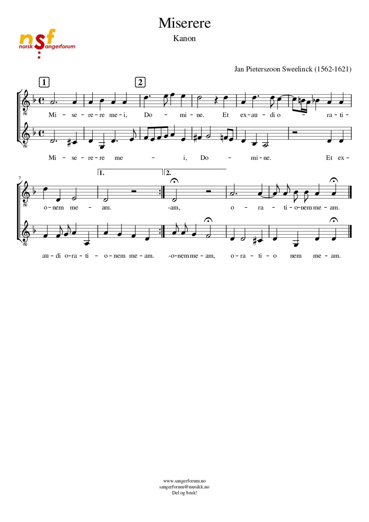 Miserere mei - Page 1