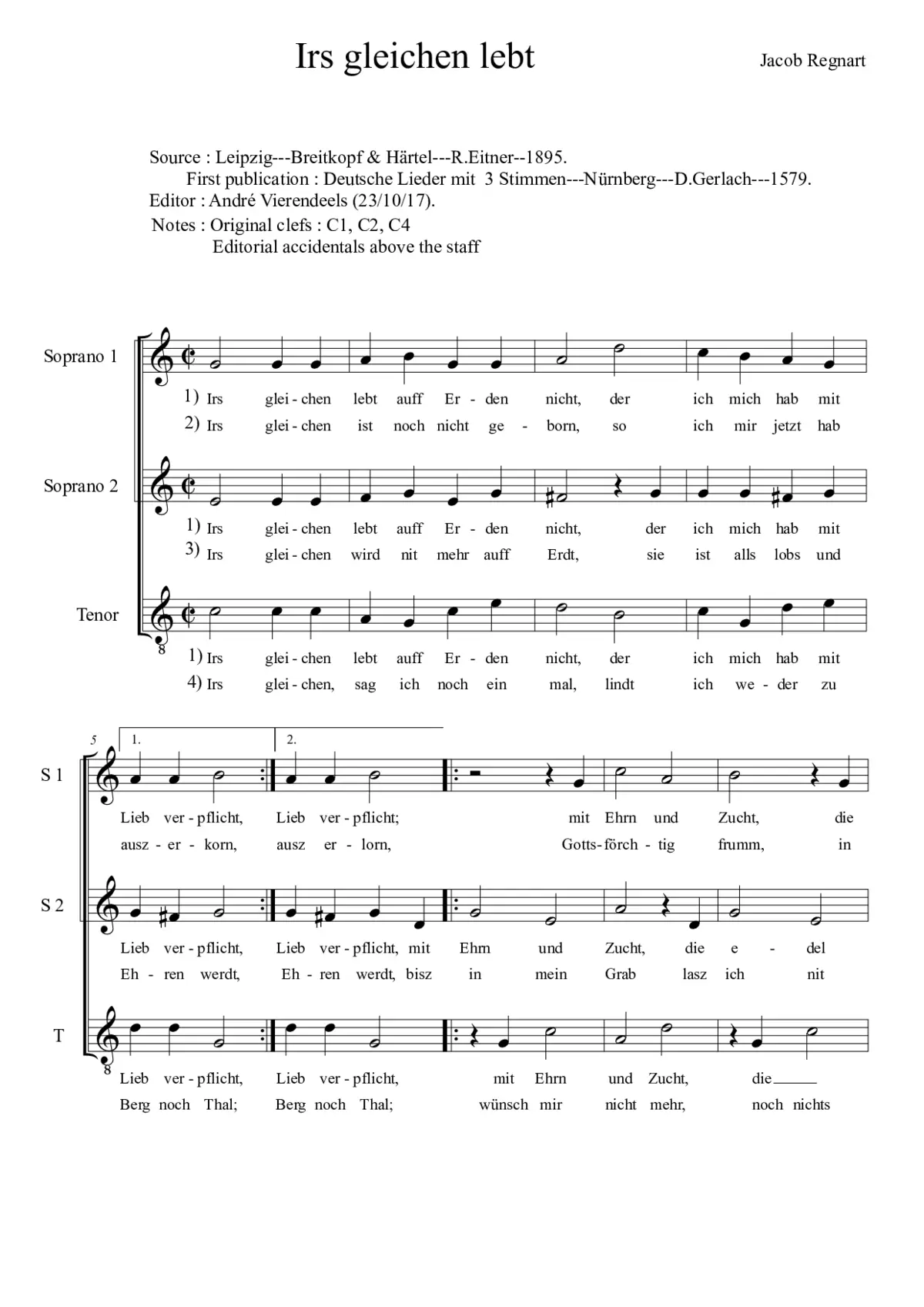 Irs gleichen lebt - Page 1