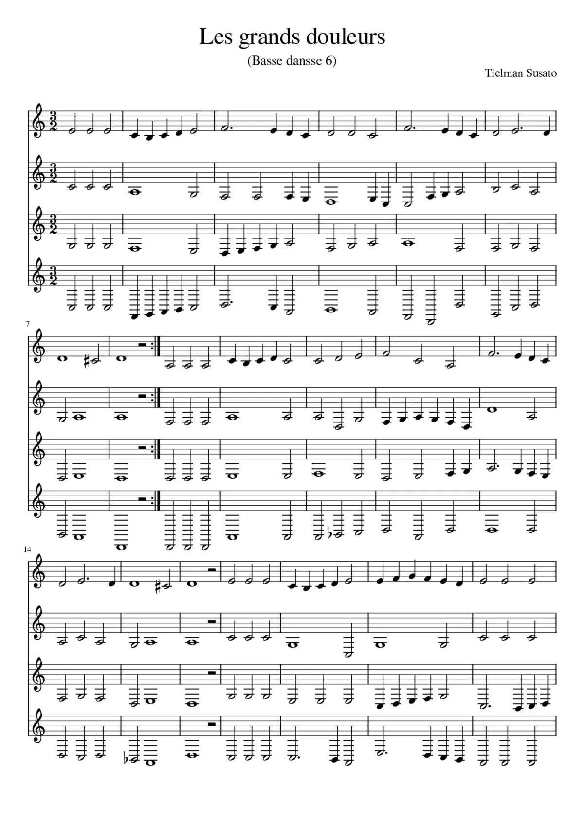 Les grands douleurs - Page 1